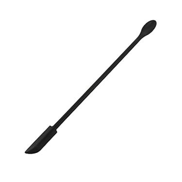 Imagem de Raspadores 1/3 peças mini acessórios de cozinha, pote de manteiga, colher, ferramentas de bolo de creme (preto médio)