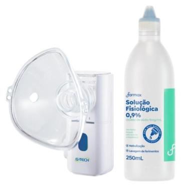 Imagem de Nebulizador inalador portátil silicioso nebmesh gtech +soro - G-TECH