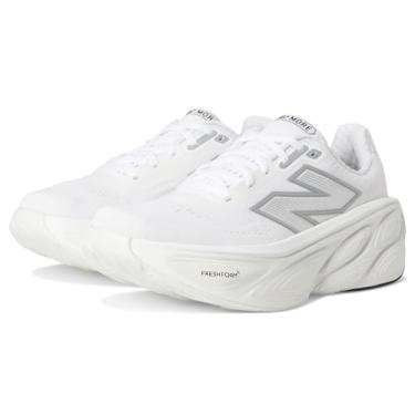 Imagem de New Balance Fresh Foam X More V5 Tênis de corrida masculino, Branco/reflexo/prata metálico, 7 X-Wide