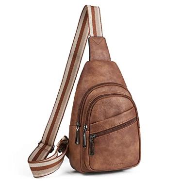 Imagem de Bolsa transversal Mroede para mulheres, pochete transversal para o peito, para viagens, compras, lazer, esporte