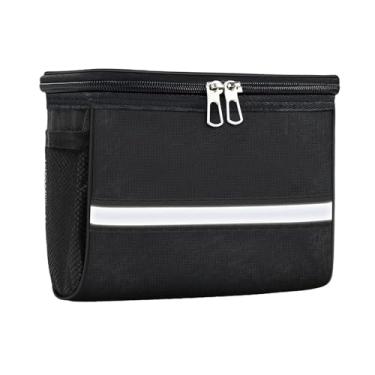 Imagem de Dynwave Bolsa Organizadora para Guidão de Bicicleta, Prática E Universal, para Guardar Objetos No Quadro Da Bicicleta.