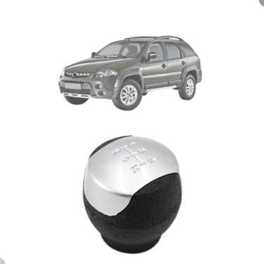 Imagem de Manopla Bola de Câmbio Palio Adventure 2005 06 07 08 09 10 11 12 - Cinza