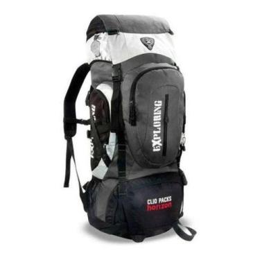 Imagem de Mochila Masculina Camping Mochileiro 70 Litros Mc5386 Cinza - Clio