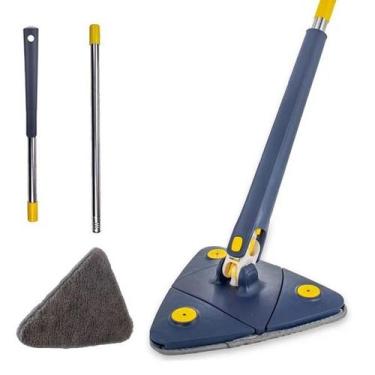Imagem de Mop Triangular Esfregão Triangulo Rodo 360 lava e seca