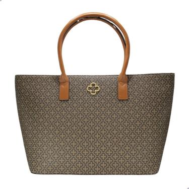 Imagem de Bolsa Capodarte Shopper Monograma Bege/Camel