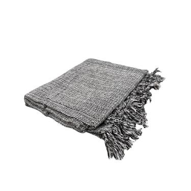 Imagem de Manta Grande De Algodão Para Sofá, 210 X 120 Cm(Cinza Mesclado)