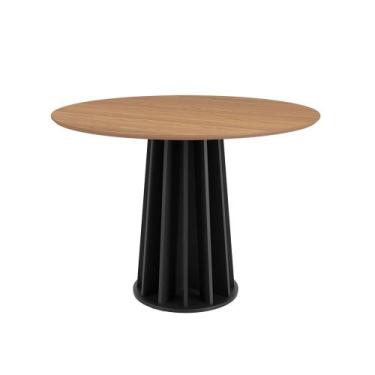 Imagem de Mesa de Jantar Redonda 4 lugares 105x105cm 100% MDF TM71 Dalla Costa, 