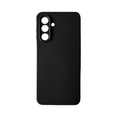 Imagem de Capinha Aveludada Para Samsung M36 - Capa Silicone Premium (Preto)