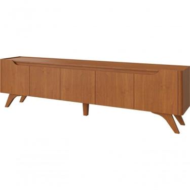 Imagem de Rack Grecia 4 Portas E 1 Gaveta Mavaular Naturale