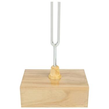 Imagem de Diapasão de 512 Hz com caixa de ressonância de madeira, instrumento de som, caixa de ressonância para meditação e ioga