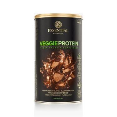 Imagem de Veggie Protein 100% Vegetal Lata - Sabor: Cacau (455G) - Essential Nut