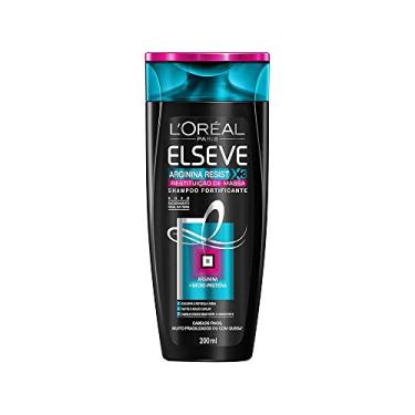 Imagem de Shampoo Arginina Resist X3 Restituição de Massa Elseve L'Oréal Paris 200 ml, L'Oréal Paris, Branco, 200Ml