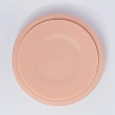 Imagem de Prato De Silicone Com Ventosa E Divisorias Rosa Blush, Bup Baby