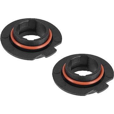 Imagem de Edinstry Adaptador de farol de carro universal preto com 2 peças H7 LED suporte de retentor