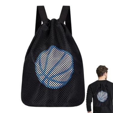 Imagem de Mochila de basquete, bolsas de basquete para meninos - Bolsa de futebol juvenil,Mochila esportiva com cordão, bolsa de futebol de grande capacidade, bolsa de equipamento de bola para futebol