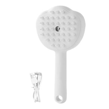 Imagem de Shakven Escova para gatos com vapor,Escova para animais de estimação a vapor | Escova de massagem para animais de estimação | Escova de massagem a vapor para gatos, escova de cabelo para animais de