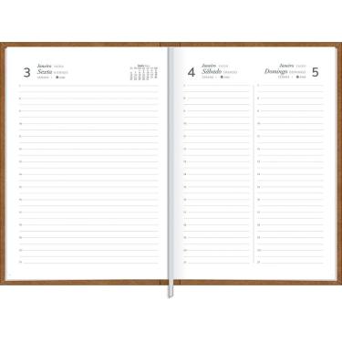 Imagem de Agenda Executiva Costurada Pquena 12,3 x 16,6 cm Prátika Master 2025 Tilibra 0184