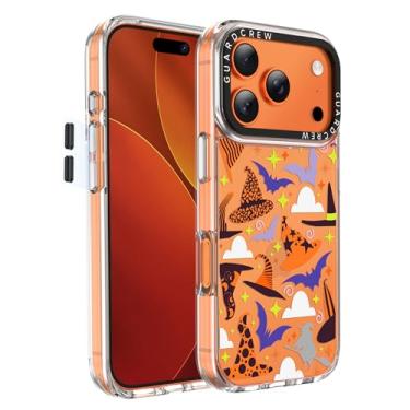 Imagem de GuardCrew Capa para iPhone 17 Pro, [proteção contra quedas de grau militar de 3,5 m à prova de colisão] [antiamarelamento e anti-descasca] Capa de telefone fina transparente à prova de choque TPU para