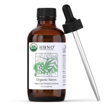 Imagem de Frasco de vidro de 120 ml de óleo essencial HBNO Organic Neem