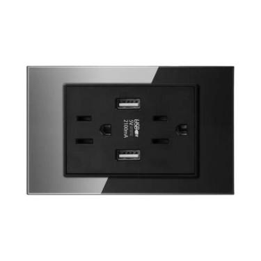 Imagem de Adaptador De Tomada De Parede Dual USB Para Casa Inteligente 3.1A Carr