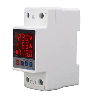 Imagem de KIMISS Protetor de Sobretensão Ajustável AC220V - Dispositivo de Proteção de Tensão de Auto-redefinição Inteligente Com Display e Configurações Personalizadas (#12)