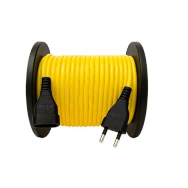 Imagem de Extensão elétrica, 1 tomada, 2 x 1,00 metro, 10 amperes, 10 metros(Amarelo)