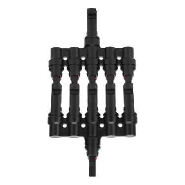 Imagem de KIMISS Conector de Ramificação 2 Unidades 5 a 1 para Cabo de Painel Solar Fotovoltaico - à Prova d'água, Resistente a UV, Fácil Instalação, Alta Capacidade de Corrente e Desempenho Confiável