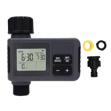 Imagem de GLOGLOW Temporizador de Aspersão, Display LCD Temporizador de água Programável Com Função de Atraso de Chuva Conexão de Mangueira de 3/4 de Polegada para de Irrigação de Jardim Gramado