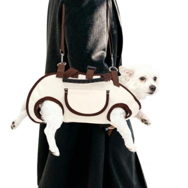 Imagem de Esta Coleira Peitoral para Cães Possui, um Design Ajustável Liberando Suas Mãos ela Vem com Uma Guia e é Adequada para Cães Gatos com Peso Entre 3,63 e 5,9 Kg