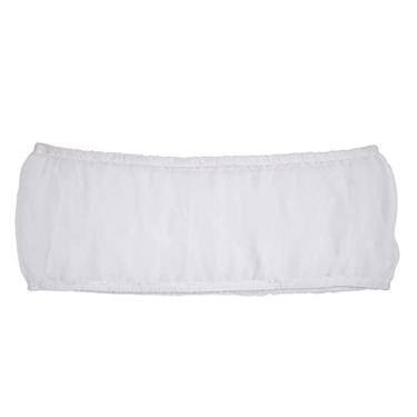 Imagem de Alomejor Capa de Gaiola para Pássaros, Coletor de Sementes de Malha de Nylon Macio Com Bordas Elásticas para Calopsitas Periquitos Pombinhos 11,4 Cm de e 65,4 Cm de Circunferência (Branca)