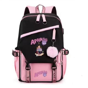 Imagem de Mochila Aphmaus Anime School Bag Cartoon Student Lap 29x15x44cm