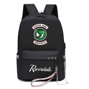 Imagem de Mochila escolar infantil Riverdales com impressão 3D em nylon 480g