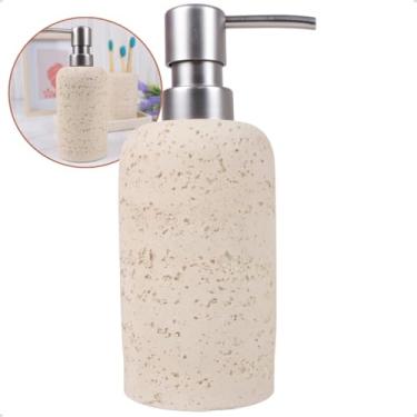 Imagem de Porta Sabonete Liquido Poliresina Lavabo Rústico 300ml