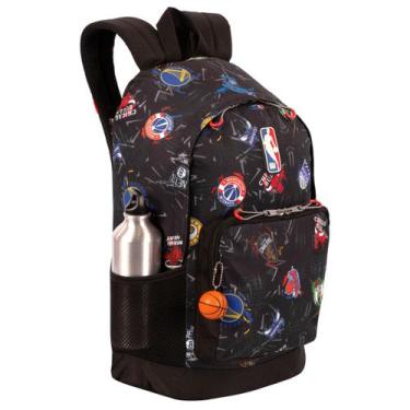 Imagem de Mochila Escolar Infantil Juvenil Menino Masculina NBA Oficial Sestini