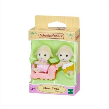 Imagem de Bonecos - Sylvanian Families - Gemeos Ovelhas com Trenzinho - 5621 EPOCH MAGIA