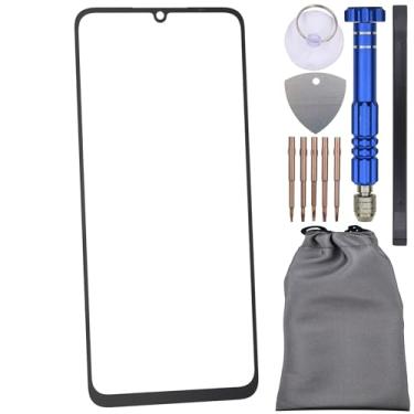 Imagem de Substituição de tela de vidro com adesivo OCA para Xiaomi Poco C65 preto vem com ferramenta de desmontagem