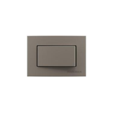 Imagem de Placa Para Móveis 65x45 Com Interruptor Simples Margirius Sleek Colors 10a Argila Argila