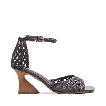 Imagem de Sandalia Cecconello Salto Geométrico-Feminino