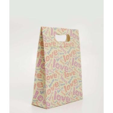 Imagem de Embalagem Presente Sacola Estampada Marisa-95098, UN, Off white