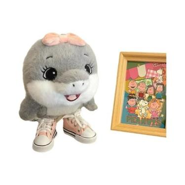 Imagem de Brinquedo De Pelúcia Tubarão Tung Tung De 23cm, Kawaii, Com Sapatos, P