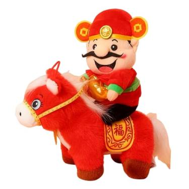 Imagem de WeiLaiKeQi Cavalo de Pelúcia, da Riqueza, Brinquedo para o Ano Lunar de 2026 - Enfeite Fofo para Casa - Estilo Chinês - Brinquedo Macio de Pelúcia, Style C