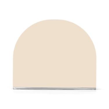 Imagem de Porta-guardanapos de acrílico branco antigo, suporte de toalha de papel de acampamento em forma de U, serve para 50-60 guardanapos, suporte de toalha de mão de papel