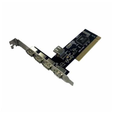 Imagem de Placa PCI com 4 Portas USB 2.0 + 1 Porta USB 2.0 Interno
