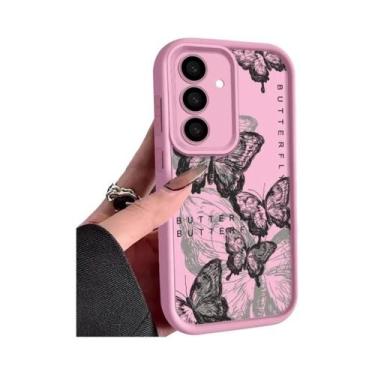 Imagem de Capa De Telefone TPU Butterfly Ink Para Samsung Galaxy S25 S24 S23 S22