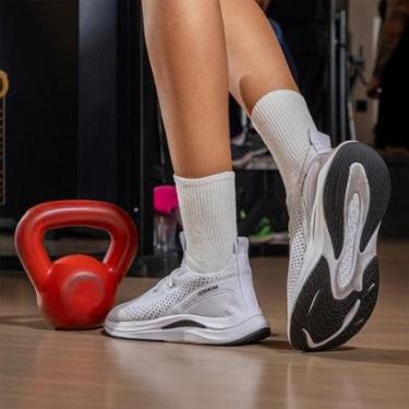 Imagem de Tênis Feminino Esportivo Caminhada Treino Academia Corrida Confortável Leve-Feminino