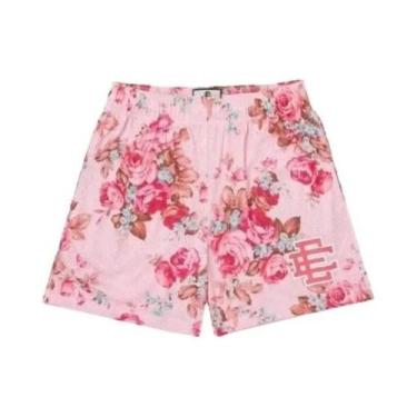 Imagem de Bermuda De Basquete Masculina Preta Com Estampa Em Malha EE NEW YORK C