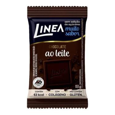 Imagem de Chocolate ao Leite Sem Açúcar Linea 13g