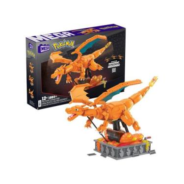 Imagem de Blocos de Montar Mega Pokémon Charizard Móvel HMW05 1664 Pçs - Mega Bl