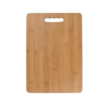 Imagem de Tábua De Madeira Premium Com Alça Versátil Como Suporte Para Bolos Doces Frios Legumes Frutas Pratos Quentes E Cortes Em Geral 33,5x23,5x0,8cm