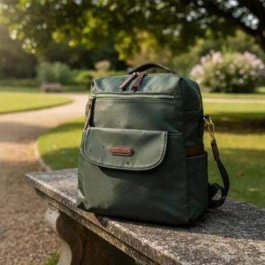 Imagem de Mochila Bolsa Pavão De Ouro verde impermeável-Feminino